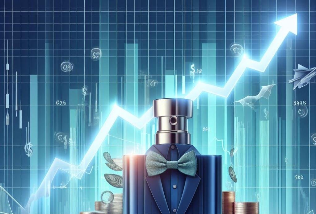 Infographic showing the trend of perfume prices over the years